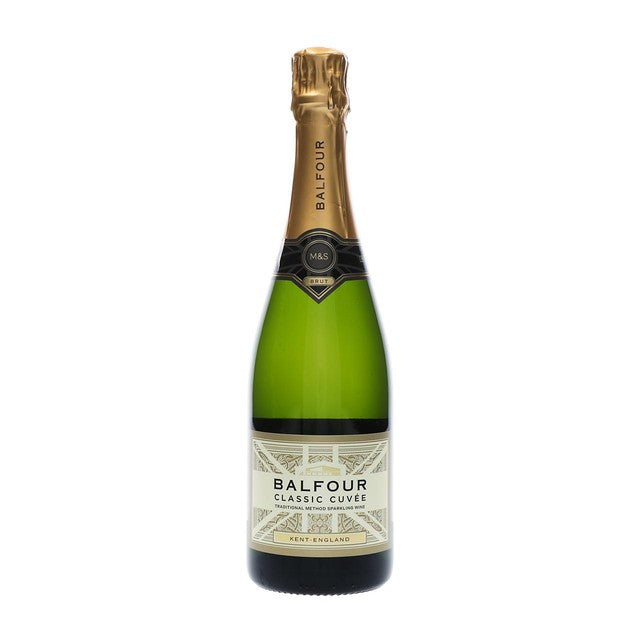 M&S Balfour Classic Cuvee Brut sparkling wine 75cl, imported from the UK