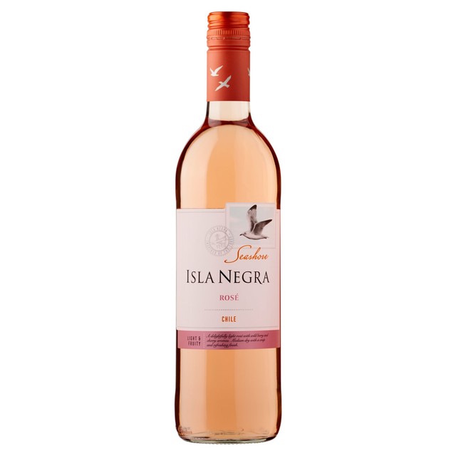 Isla Negra Seashore rosé wine 75cl, UK version