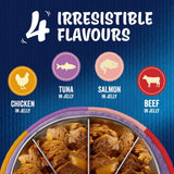 Felix wet cat food favourites selection, imported from the UK