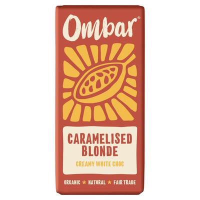 M&S Mood Foods Ombar Blonde Caramelised White Chocolate Bar 70g- Buy online at McGrocer