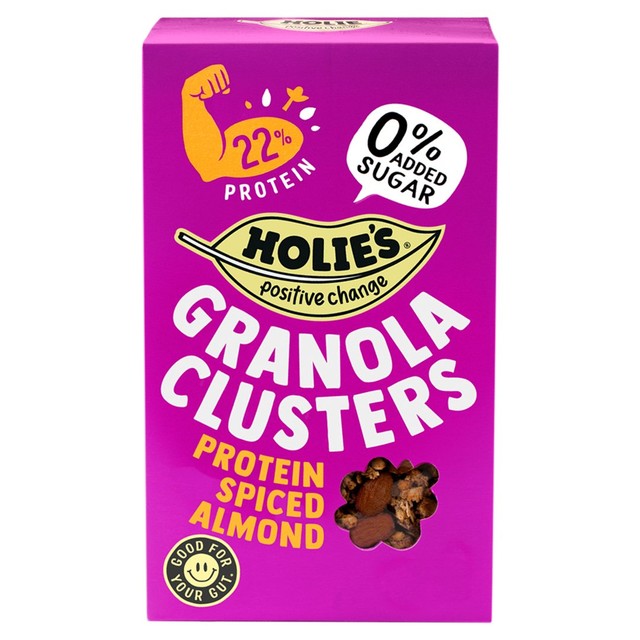 Holie's protein spiced almond granola clusters, UK version