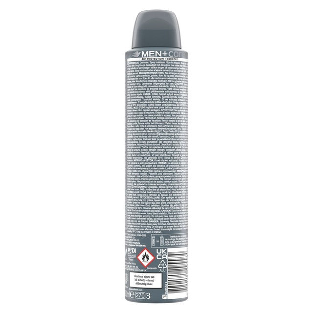 Dove Men+Care Classic Anti-Perspirant Deodorant Aerosol 200ml - British product