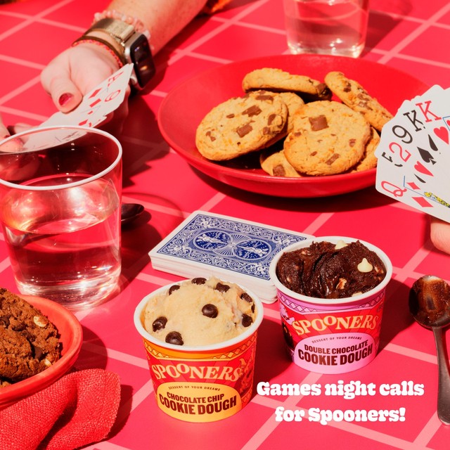 Spooners Double Chocolate Chip Cookie Dough 2 x 75g (British brand)