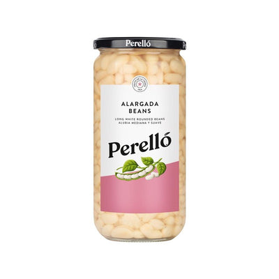 M&S Brindisa Perello Long Haricot Cooked Beans 720g- Buy online at McGrocer