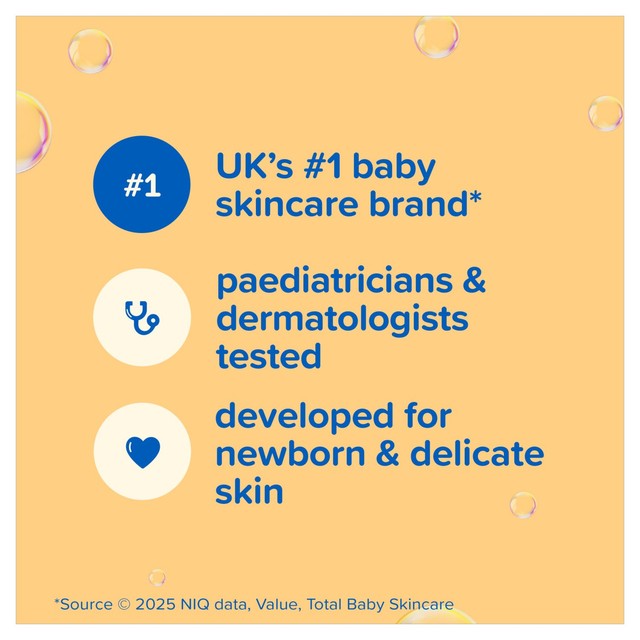 Johnson's Baby No More Tears shampoo, imported from the UK