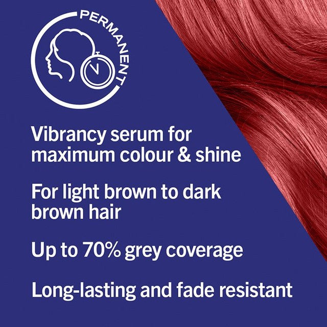 Schwarzkopf Red Passion 43 permanent hair dye 60ml (British brand)