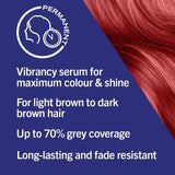 Schwarzkopf Red Passion 43 permanent hair dye 60ml (British brand)