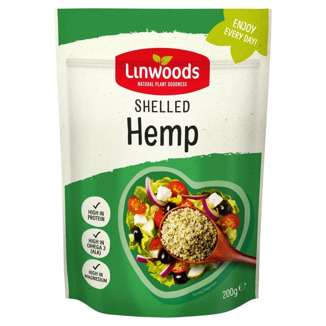 Linwoods Shelled Hemp Seeds 200g, UK version
