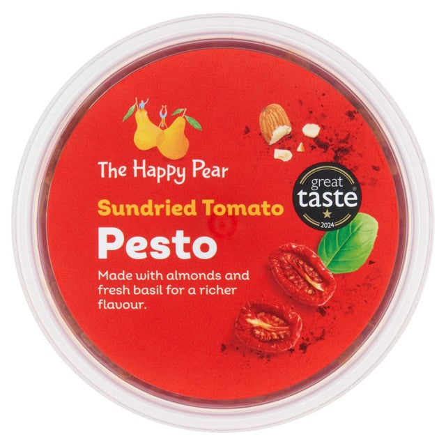 The Happy Pear Sundried Tomato Pesto 135g, imported from the UK