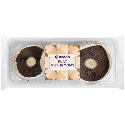 Ocado Flat Mushrooms Fresh Mushrooms 250g