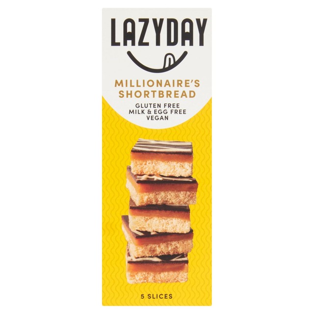 Lazy Day Millionaire's Shortbread gluten free bar 150g, UK version