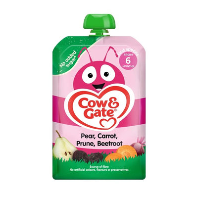 M&S Cow & Gate Pear Carrot Prune Beetroot Baby Food Pouch 100g- Buy online at McGrocer