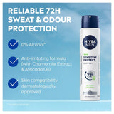 NIVEA MEN Sensitive Protect Anti-Perspirant Spray 250ml, imported from the UK