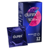 Durex Mutual Climax condoms regular fit 12 pack - British product
