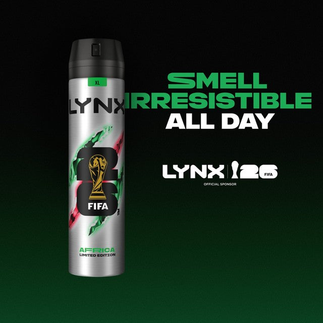Lynx Africa Anti-Perspirant Deodorant Spray 250ml, UK version