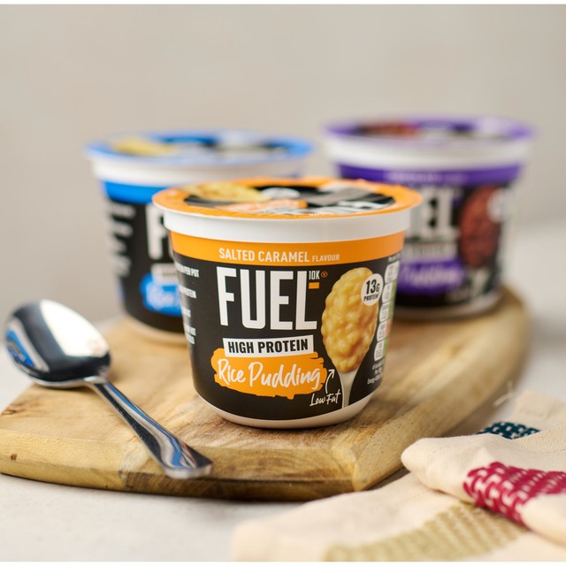 FUEL10K salted caramel rice pudding 210g, UK version