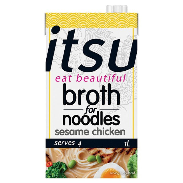 Itsu sesame chicken broth for noodles 1L (British brand)