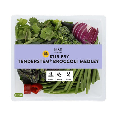 M&S Mélange de brocolis Tenderstem pour wok Légumes 220g