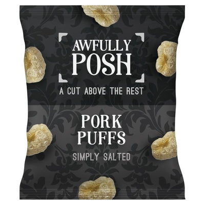 M&S Awfully Posh Simply Salted Pork Puffs Pork Snack 30g- Buy online at McGrocer