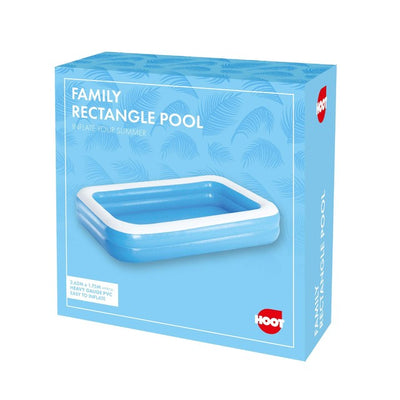 M&S Hoot Family Rectangle Paddling Pool 2.62m x 1.75m- Buy online at McGrocer