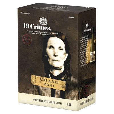 19 Crimes Chardonnay Bag in Box Hvitvin 1,5L
