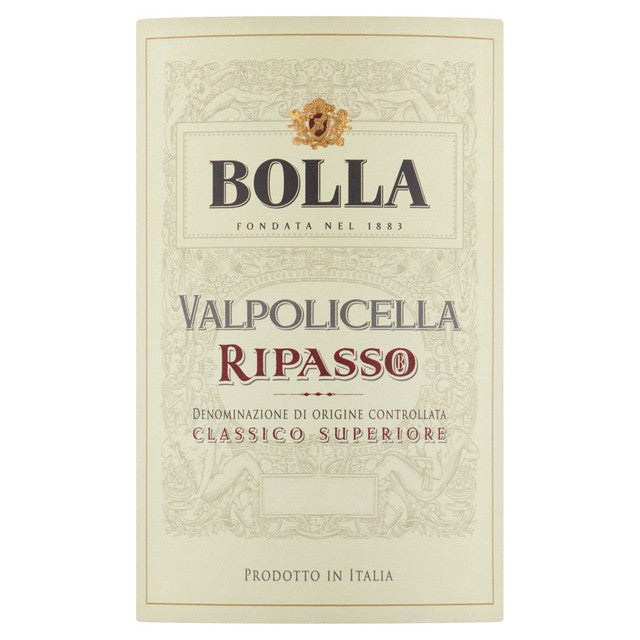 Bolla Ripasso Della Valpolicella 75cl Red Wine - Imported from Italy