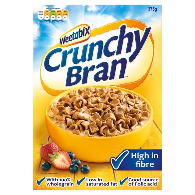 Weetabix Crunchy Bran cereal 375g (British brand)