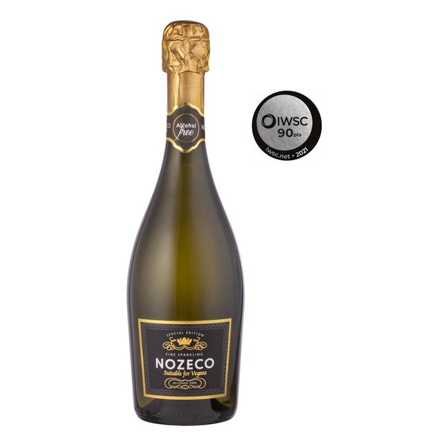 Nozeco alcohol-free sparkling wine 75cl, imported from the UK