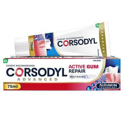 M&S Corsodyl Active Gum Repair Whitening Toothpaste 75ml- Buy online at McGrocer