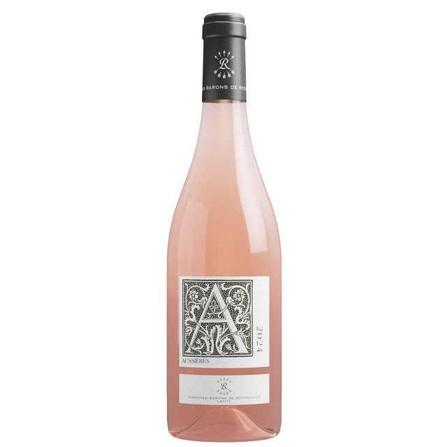 Aussieres Pays d'Oc rosé wine with grenache, mourvèdre, and cinsault blend, imported from the UK