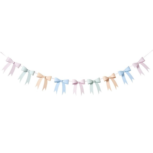 Hootyballoo tea party 3D card bow garland 2.5m (British brand)