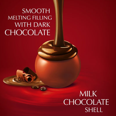M&S Lindt Lindor Dobbel Sjokolade Trøffeleske 200g - Kjøp online hos McGrocer