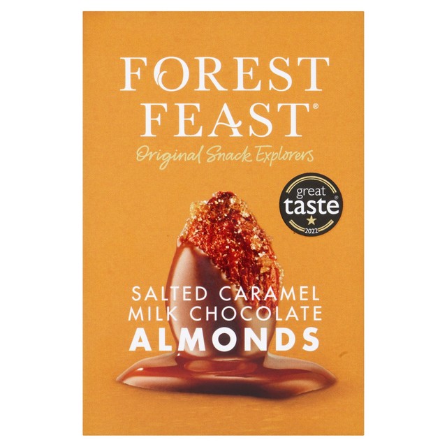 Forest Feast salted caramel milk chocolate almonds 140g - British product