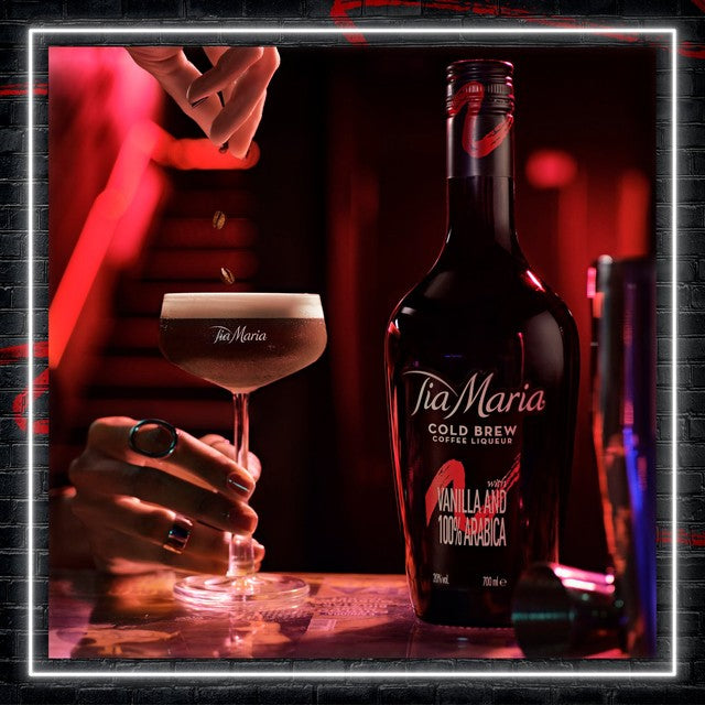 Tia Maria cold brew coffee liqueur, imported from the UK