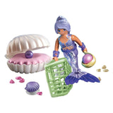 Playmobil Mermaid Figure with Pearl Seashell, imported from the UK