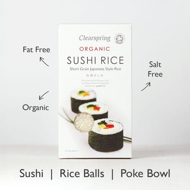 Clearspring sushi rice 500g - British product