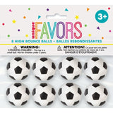 Unique Party football bouncy balls 3.5cm - British product