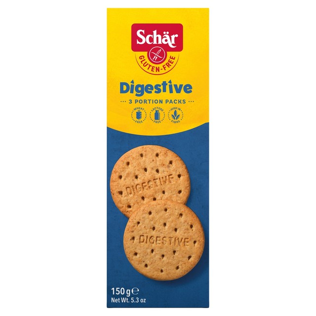 Schar Free From Digestive Biscuits 150g (British brand)
