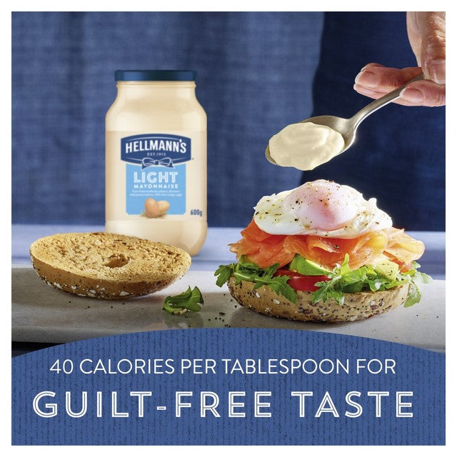 Hellmann's light mayonnaise 600g jar, UK version