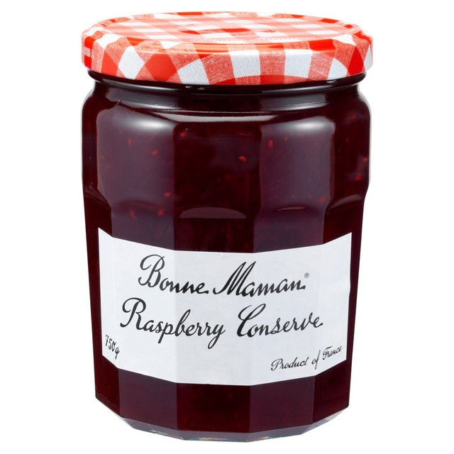 Bonne Maman raspberry jam 750g - British product