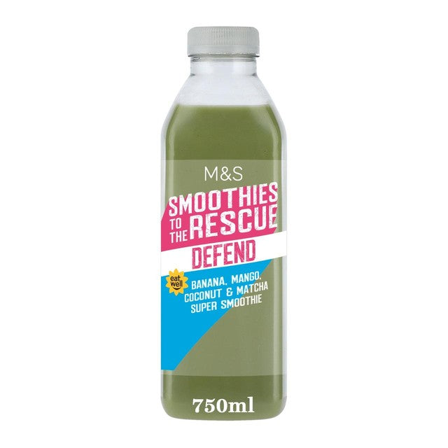 M&S Defend smoothie bottle, UK version