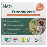 Naty FreeMovers nappy pants Size 5 (12-18kg), imported from the UK
