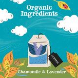 Clipper chamomile lemon balm lavender herbal tea bags 20 bags (British brand)