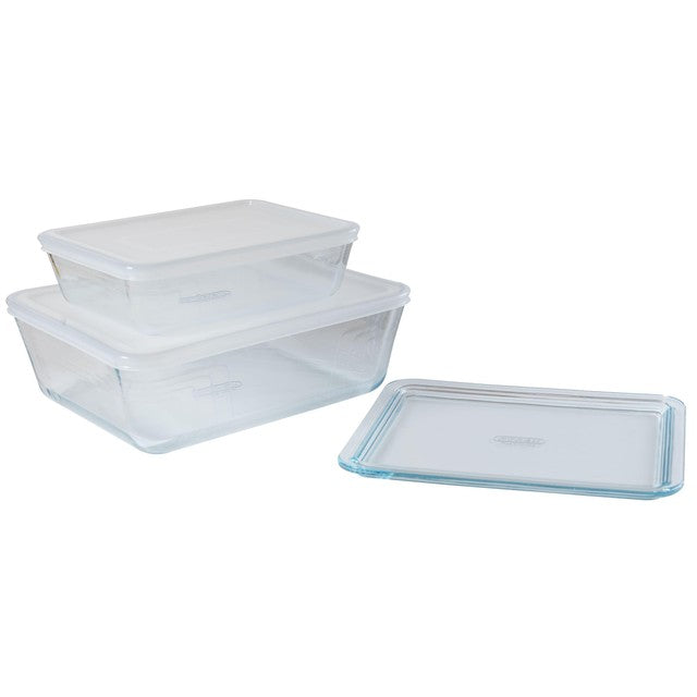 Pyrex glass dish set, imported from the UK