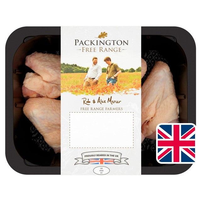 Packington Free Range Chicken Wings 450g, imported from the UK