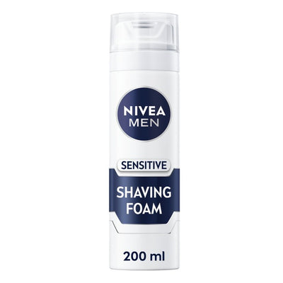 M&S Nivea Men Sensitive Shaving Foam with 0% Alcohol 200ml- Buy online at McGrocer