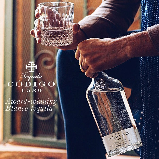 Codigo 1530 Blanco tequila bottle 70cl - British product