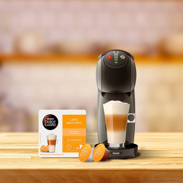 Dolce Gusto Latte Macchiato coffee pods, imported from the UK