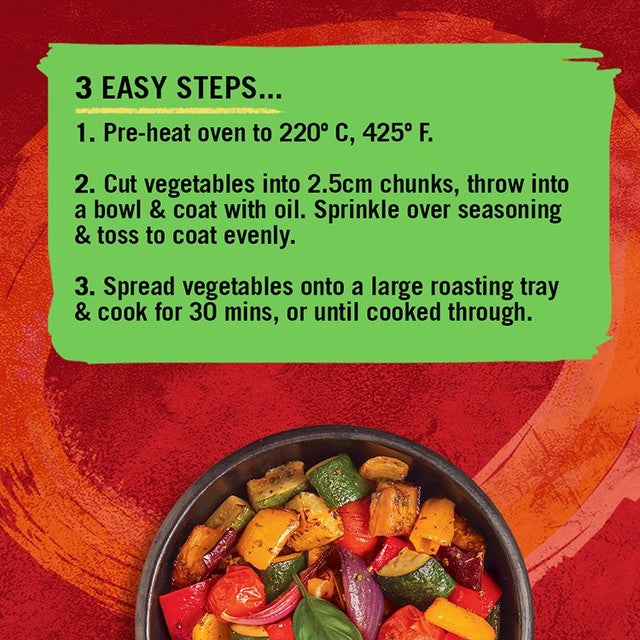 Schwartz Mediterranean roasted vegetables seasoning mix 30g (British brand)