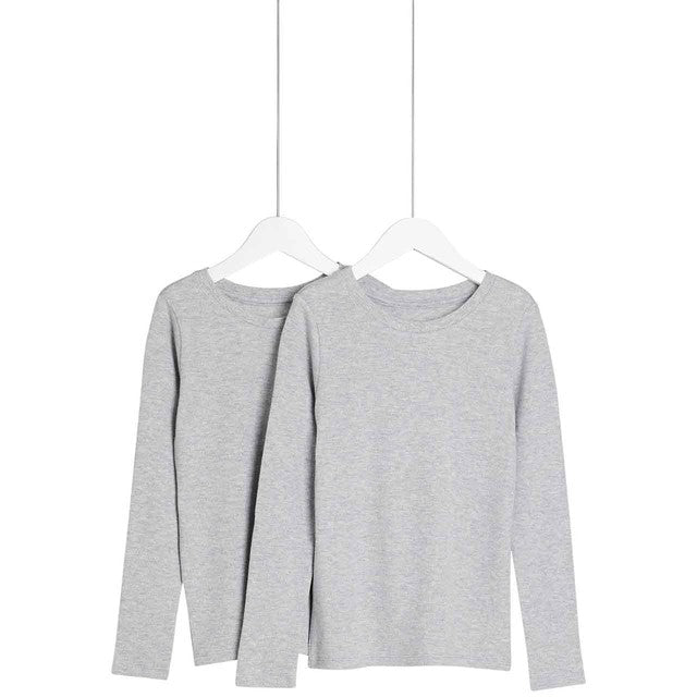 M&S thermal top Grey Marl 11-12 Years, imported from the UK